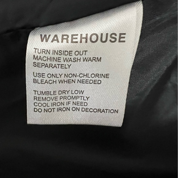 WAREHOUSE Leopard Print Jacket Elegant Snap Front - Sz S - Picture 10 of 14